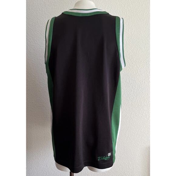 Vintage Billabong Hawaii Basketball Jersey Black/Green Dazzle Y2K Surf Large - Picture 4 of 15